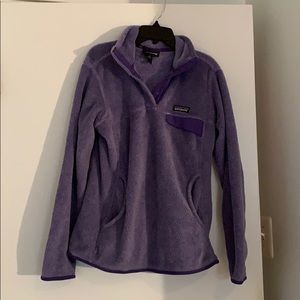Purple Patagonia fleece